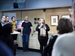 Shannon Foster welcomes us to Country